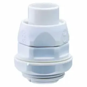GEWISS DX54220 — Straight Revolving Coupling Device Gas Pitch Rdg, IP54, Sheath Ø 20mm, Grey RAL 7035