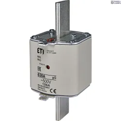ETI 004186233 — Fuse link, NH3 gG 630A/500V