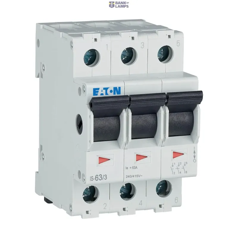 EATON IS-63/3 Main switch, 240/415 V AC, 63A, 3-poles 276276