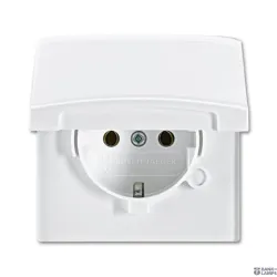 Busch-Jaeger 2CKA002064A0289 — 20 EUGK-34-101 Socket insert Protective Contact (SCHUKO) with Hinged Lid alpine white - Allwetter 44 (IP 44) Busch-Jaeger 2CKA002064A0289 — 20 EUGK-34-101 Socket insert Protective Contact (SCHUKO) with Hinged Lid alpine white - Allwetter 44 (IP 44)