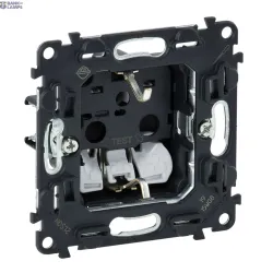 Legrand 753020 — Socket Outlet Valena Life/Allure Shuttered, 2P+E, Schuko, Child Protection, With Safety Shutters
