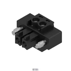 Weidmüller 1792950000 — PCB plug-in connector, female plug, 3.81 mm, Number of poles: 2, 180°, Clamping yoke connection, Clamping range, max. : 1.5 mm², Box