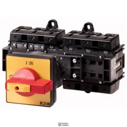 EATON 200619 — Main Switch T6 160A Rear Mounting 6P Emergency Red/Yellow EATON 200619 — Main Switch T6 160A Rear Mounting 6P Emergency Red/Yellow