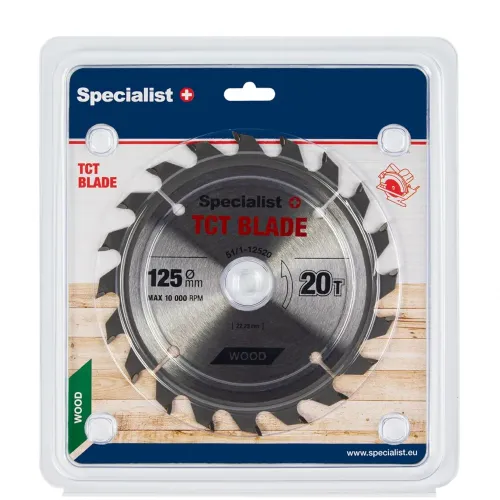 Specialist+ SPECIALIST+ griešanas disks, 125 x 20T x 22 mm 51-1-12520