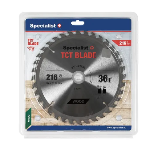 Specialist+ SPECIALIST+ griešanas disks, 216 x 36T x 30/20 mm 51-1-21636