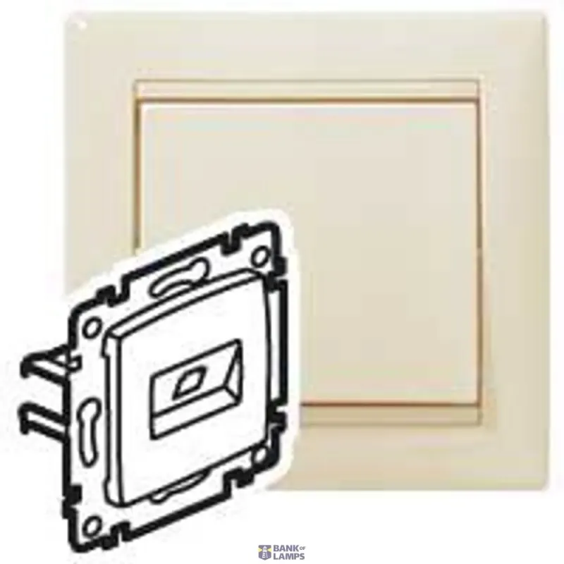 Legrand RJ45 Socket Cat 6, FTP, Ivory, 71 mm, 36 mm, RJ45 8(8) 774133