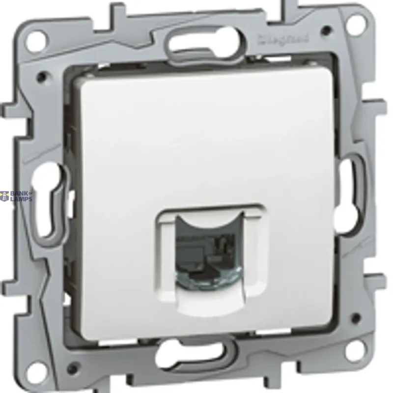 Legrand Socket Niloé Cat 6, UTP, White, IP20, 75.8 mm, RJ45 764573
