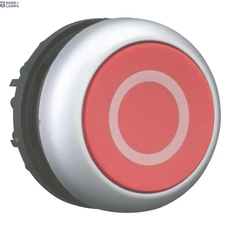 EATON M22-D-R-X0 Pushbutton, RMQ-Titan, Flat, momentary, red 216605