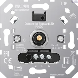 Jung 1730DD — Rotary Dimmer , Without Satellite Input, Standard Jung 1730DD — Rotary Dimmer , Without Satellite Input, Standard