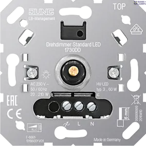 Jung 1730DD — Rotary Dimmer , Without Satellite Input, Standard