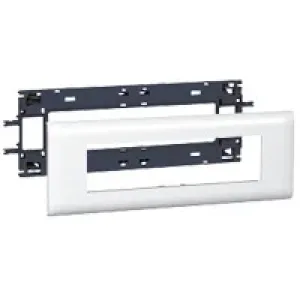 Legrand 010998 — Mounting Support Frame Mosaic 85 mm, 8 Modules, IP40, IK07, 9.9 mm Legrand 010998 — Mounting Support Frame Mosaic 85 mm, 8 Modules, IP40, IK07, 9.9 mm