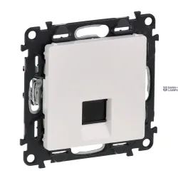 Legrand 753142 — RJ45 Socket Valena Life Cat 6, UTP, White, IP21, 2 Modules