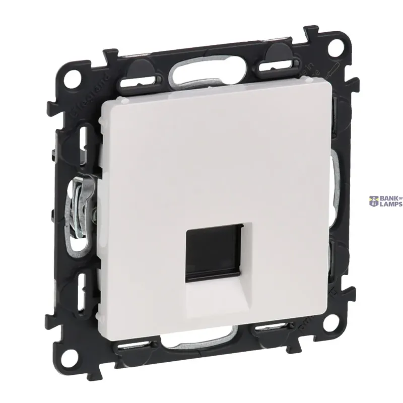 Legrand RJ45 Socket Valena Life Cat 6, UTP, White, IP21, 2 Modules 753142