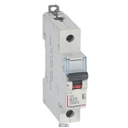 Legrand 407434 — автоматический выключатель DX3 25 A, 400 V, 1P, 10kA, 230 V, Depth 44 mm