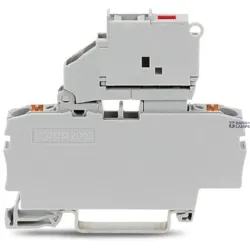 WAGO 2202-1611/1000-541 — Fuse Terminal Block 2-Conductor, 2.5 mm², With End Plate, 12 - 30 V