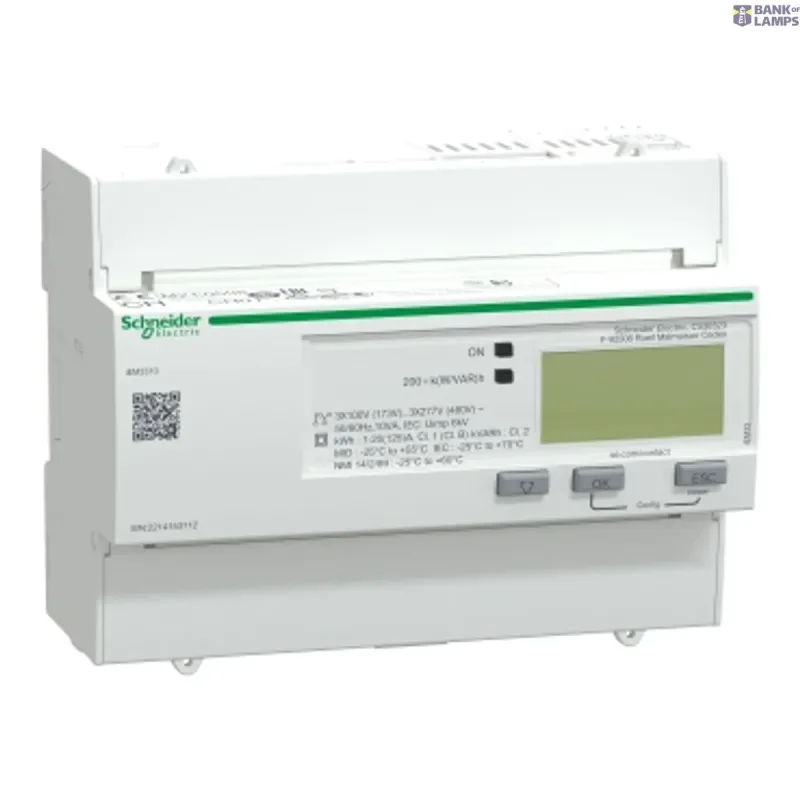 Schneider Electric Energy Meter Acti9 Energy Meters iEM3000 iEM3310, 125 A A9MEM3310