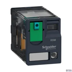 Schneider Electric RXM4AB2BD — Plug-In Relay Harmony, 6A, 24V DC, 4CO, IP40, Lockable Test Button, LED Indicator Schneider Electric RXM4AB2BD — Plug-In Relay Harmony, 6A, 24V DC, 4CO, IP40, Lockable Test Button, LED Indicator