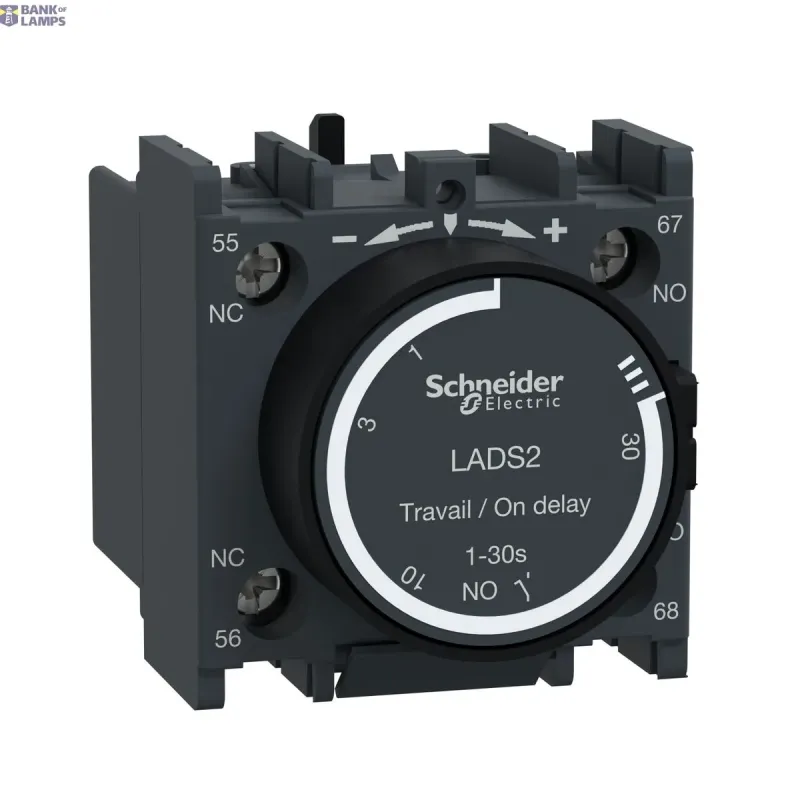 Schneider Electric Time Delay Auxiliary Contact Block TeSys Deca, 1NO, Screw LADS2