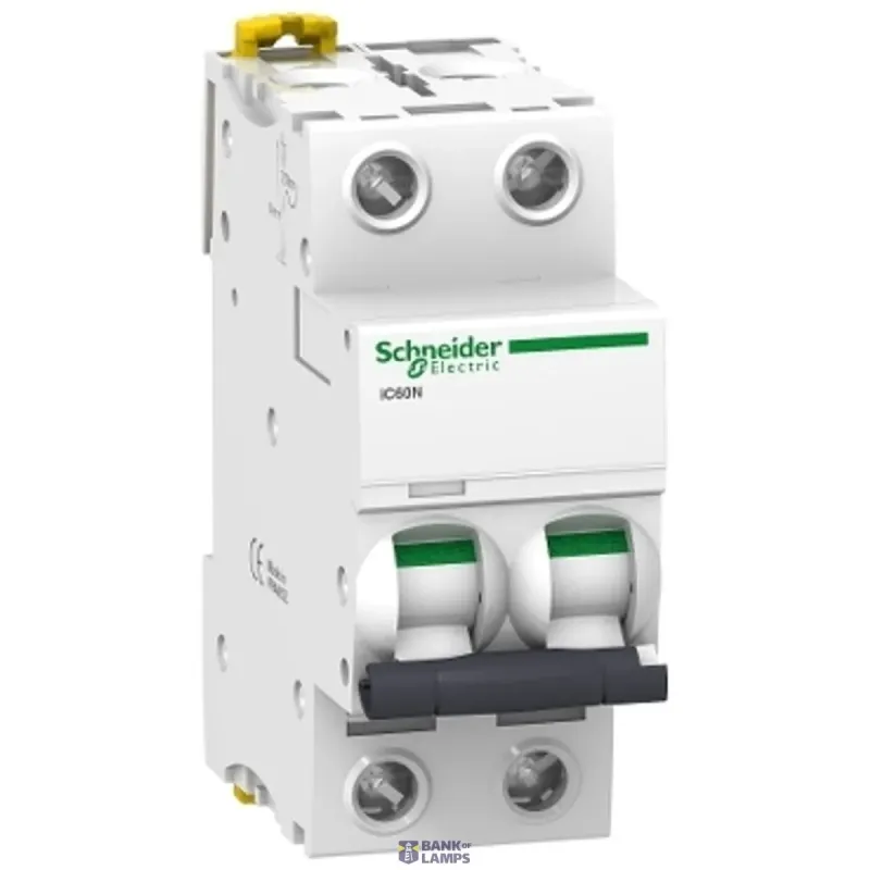 Schneider Electric Miniature Circuit Breaker Acti9 iC60, 2P, 16A, 6kA, C Curve A9F74216