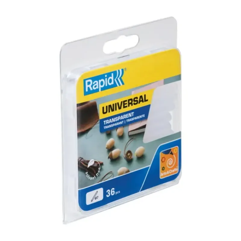 Rapid Glue sticks 7x94mm, multi purpose, transparent, 125g, Rapid 40107350