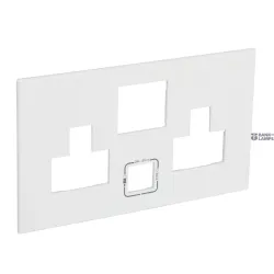 Legrand 575170 — Socket Outlet Arteor 2×2P+E, White, 2-Gang, 1 Module, 2 Modules