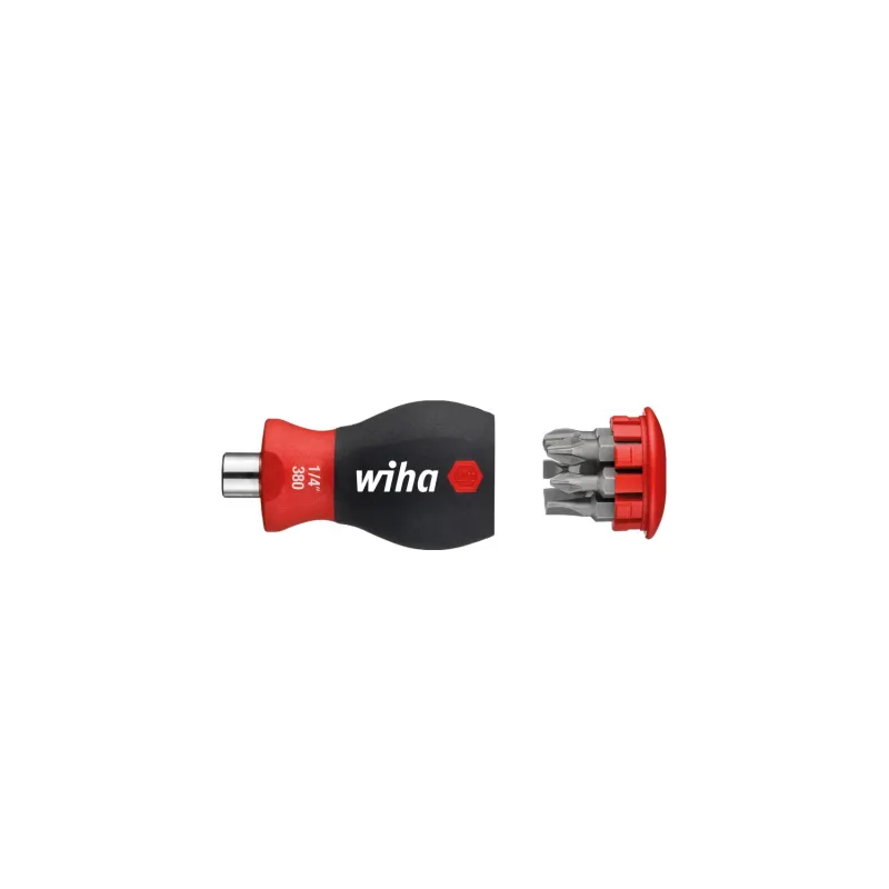 Wiha Magazine bit holder Stubby, magnetic, 1/4