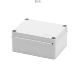 GEWISS GW44236 — Junction Box With Plain Quick Fixing Lid, Ip55, Internal Dimensions 150x110x70, Smooth Walls, Grey Ral 7035