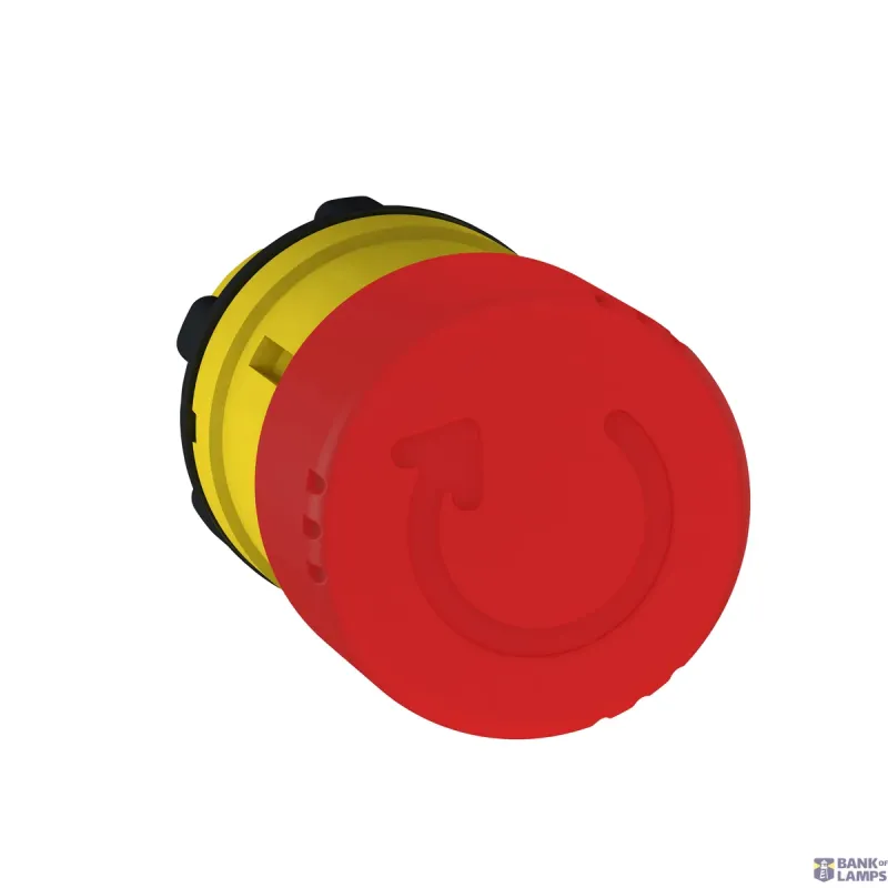 Schneider Electric Head for Emergency Stop Push-Button Harmony XB5, 22.5mm ZB5AS834