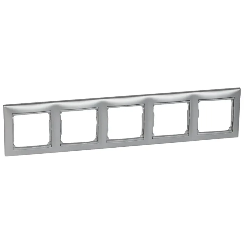 Legrand Cover Plate RAL 7040, W 366mm, H 82mm, D 11mm, Aluminium 770155