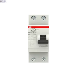 ABB 2CSF202004R1630 — FH202 AC-63/0.03 Residual Current Circuit Breaker 2P AC type 30 mA