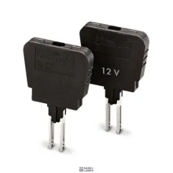 Phoenix Contact 0921053 — Fuse Plug ST-SILA250-UK 4, 250V, 6.3A, 6.1×33.1×45.7mm, Plug-in Connection Phoenix Contact 0921053 — Fuse Plug ST-SILA250-UK 4, 250V, 6.3A, 6.1×33.1×45.7mm, Plug-in Connection