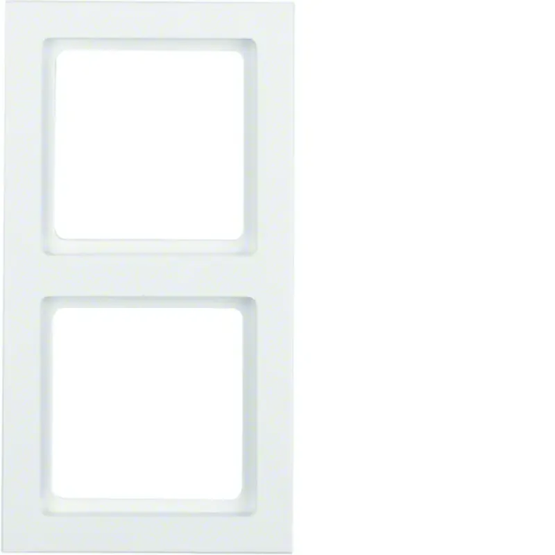 Berker Frame 2gang Q.3 polar white velvety 10126099