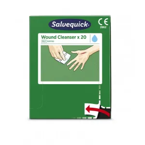 Wound cleansing wipes, refill pack, 20 pcs., Cederroth