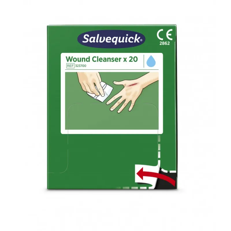 Cederroth Salvetes brūču tīrīšanai, rezerves iepak., 20 gab 323700