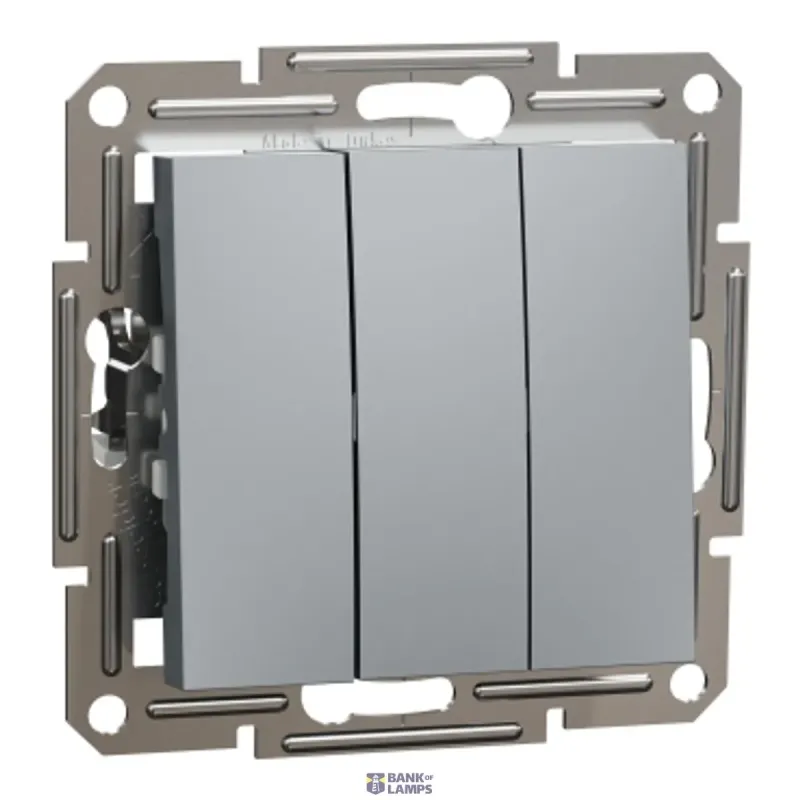 Schneider Electric Frame , Asfora 3-circuit Switch W/o Steel EPH2100162