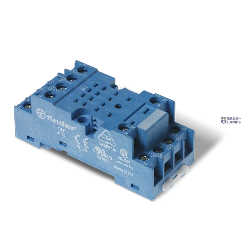 FINDER SCREW TERMINAL SOCKET 9472SMA 9472SMA