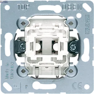 Jung 531U — poga Insert , 1-Gang poga, 1-Pole, 1-Way NO Contact, 10 A, 250 V
