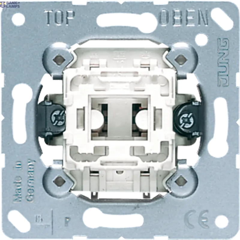 Jung Push Button Insert , 1-Gang Push-Button, 1-Pole, 1-Way NO 531U