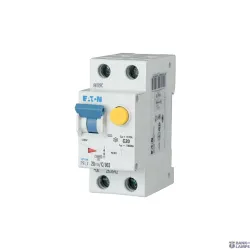 EATON 263541 — PFL7-20/1N/B/003-A RCD/MCB combination, 20 A, 30 mA, MCB trip characteristic: B, 1p+N, RCD trip characteristic: A