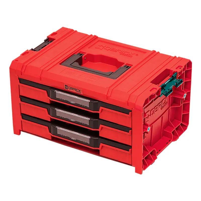 QBRICK QBRICK PRO instrumentu kaste ar 3 atvilktnēm 2.0 EXPERT 74-PROD3T