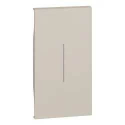 BTicino KM01M2 — Lightable Key Cover Living Now 2 Modules, IP20, Beige, IK04, Thermoplastic