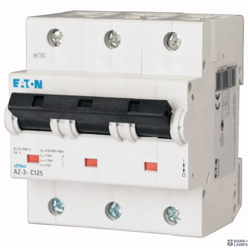 EATON AZ-3-C80 Miniature circuit breaker (MCB), 80A, 3p, C-Char 211801