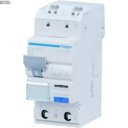 Hager ADS913D — automātslēdzis Differential, 1P+N, 13 A, 30 mA, 6 kA, type A, QC