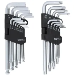 L-Hex and L-Torx wrench set, 22 pcs, KS Tools L-Hex and L-Torx wrench set, 22 pcs, KS Tools