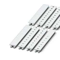 Phoenix Contact 1050017:0021 — Zack Marker Strip ZB 5,LGS:FORTL.ZAHLEN 21-30, Latching, Consecutive Numbers 21 ... 30, white