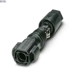 Phoenix Contact 1386384 — Photovoltaic Connector PV-C3M-S 2.5-6 (-), 35A, 1100VDC, 2.5mm², 5.5mm Cable Diameter Phoenix Contact 1386384 — Photovoltaic Connector PV-C3M-S 2.5-6 (-), 35A, 1100VDC, 2.5mm², 5.5mm Cable Diameter