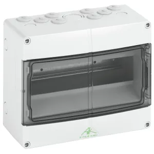Spelsberg 73541201 — Small Distribution Board AK 12, 400 V AC, 12 Modules, 1 Row, IP65, IK07, 250 × 200 × 122 mm, Pre-Mounted