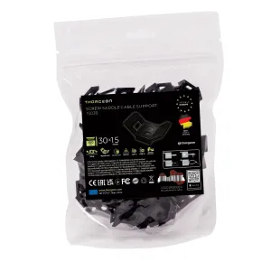 THORGEON 15038 — Screw Saddle Cable Support blacks 30x15 (100pcs) THORGEON 15038 — Screw Saddle Cable Support blacks 30x15 (100pcs)