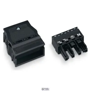 WAGO 770-104 — розетка 4-Pole, 5-Pole, 4 mm², Black WAGO 770-104 — розетка 4-Pole, 5-Pole, 4 mm², Black