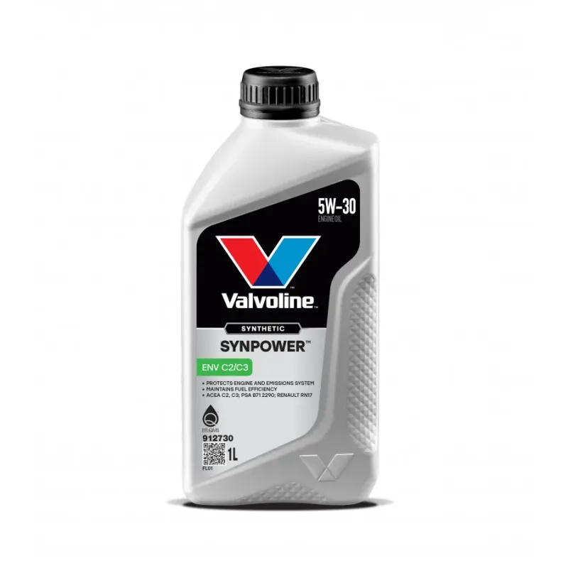Valvoline Motoreļļa Synpower ENV C2/C3 5W30 1L, Valvoline 912730